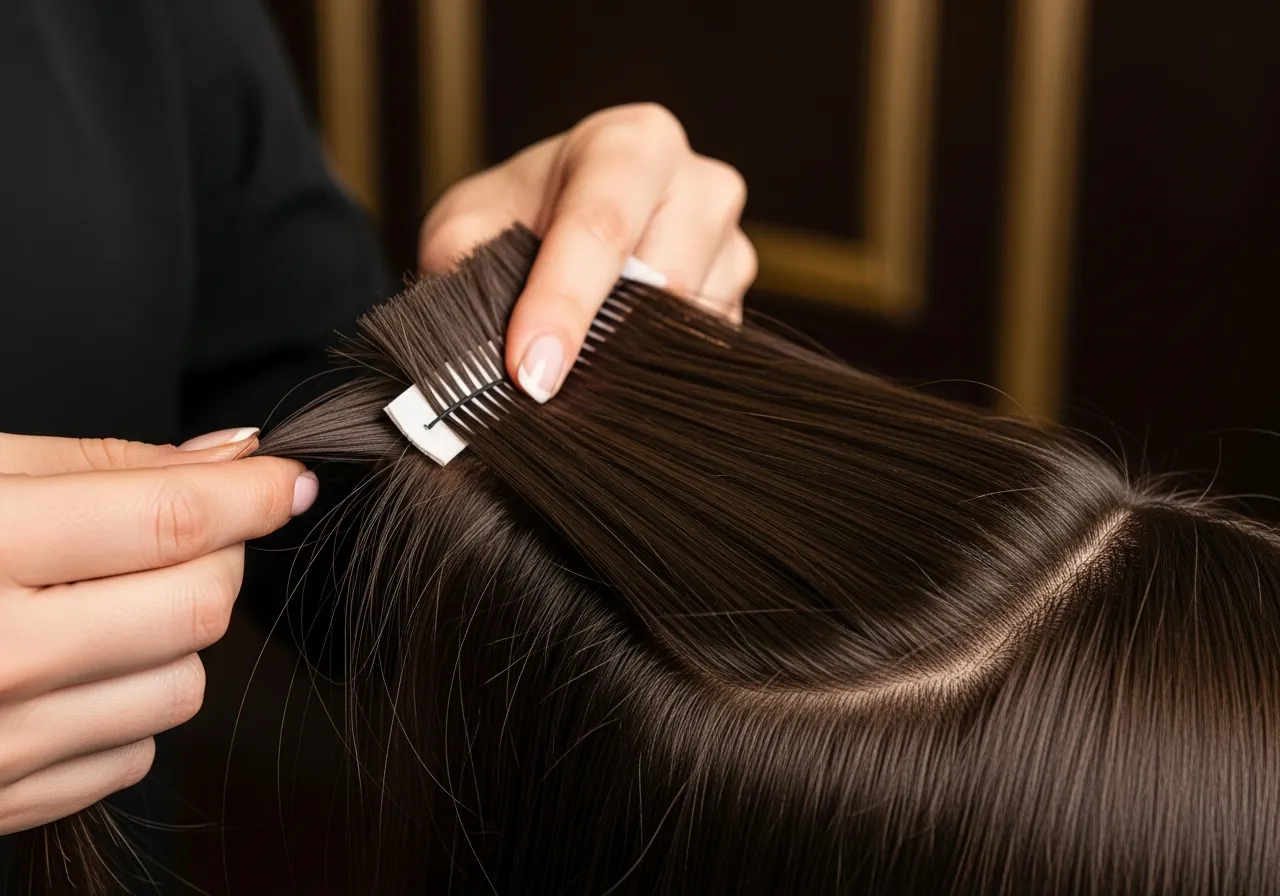 Manavgat tres kaynak saç uzatma uygulaması – AVC Beauty Studio
